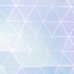 A serene abstract background with pastel geometric triangles creating a modern design.